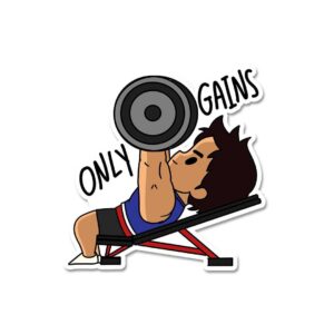 Only Gains Sticker Only Gains Sticker