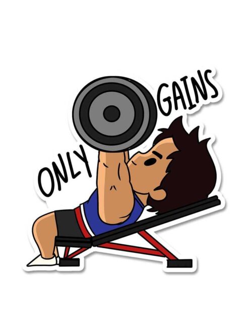 Only Gains Sticker