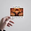 Only By Death Is A True Warrior Defeated Anime Stickers