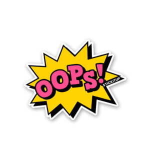 Oops Sticker Oops Sticker