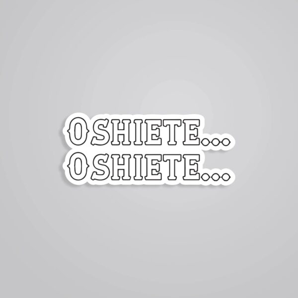 Oshiete Oshiete Anime Stickers