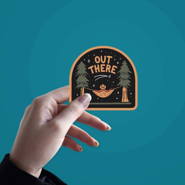 Out There Sticker