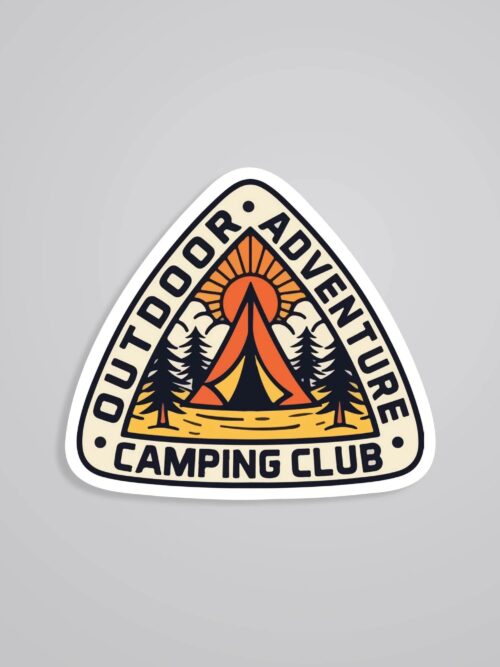Outdoor Adventure Camping Club Travels Stickers