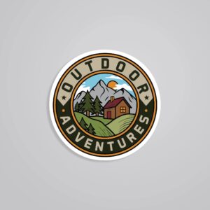 Outdoor Adventure Travels Stickers