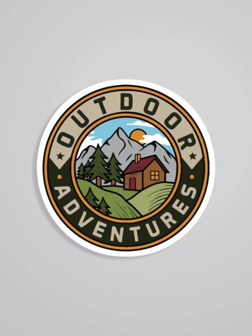 Outdoor Adventure Travels Stickers