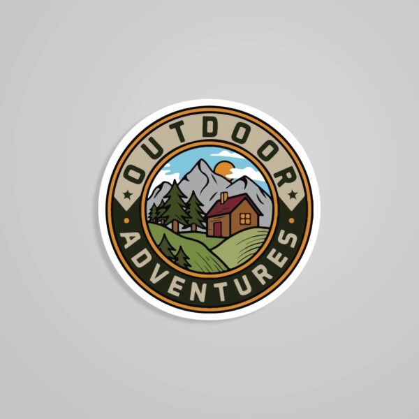 Outdoor Adventure Travels Stickers