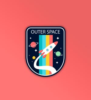 Outer Space Sticker Outer Space Sticker