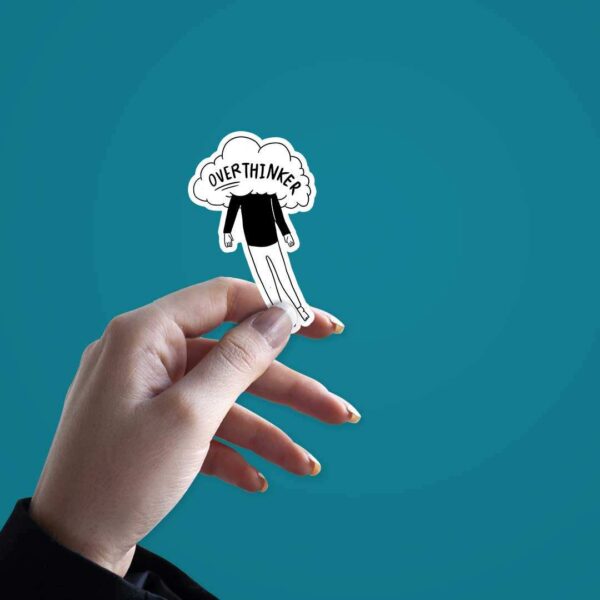 Over Thinker Sticker Over Thinker Sticker