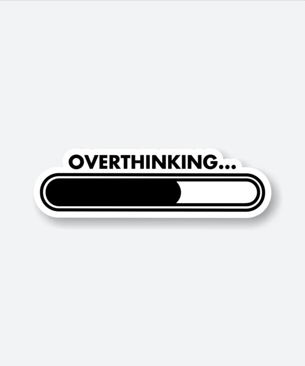 Overthinking Sticker Overthinking Sticker