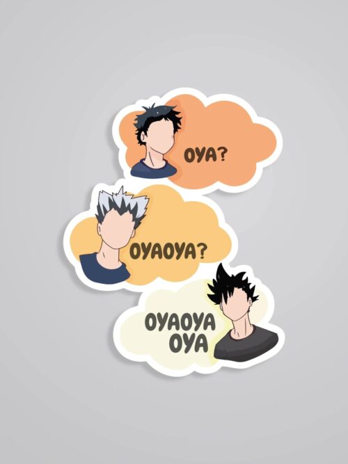 Oya OyaOya OyaOya Oya Anime Stickers