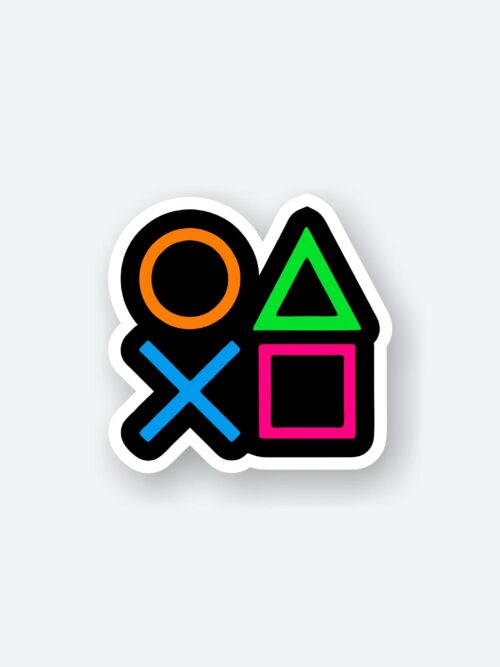PS Buttons Sticker
