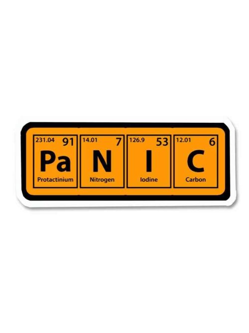 Pa N I C Sticker