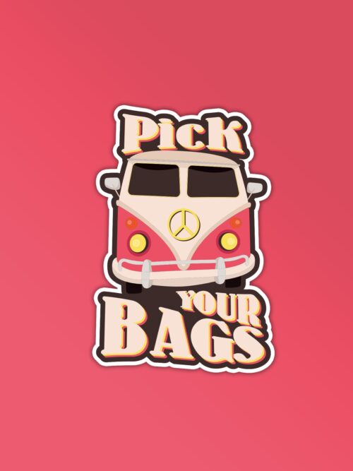 Pack Your Bags Travel Sticker