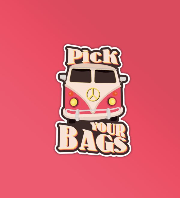 Pack Your Bags Travel Sticker Pack Your Bags Travel Sticker