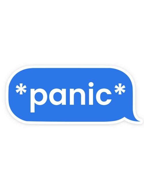 Panic Sticker