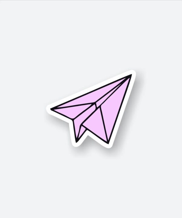 Paper Rocket Sticker Paper Rocket Sticker