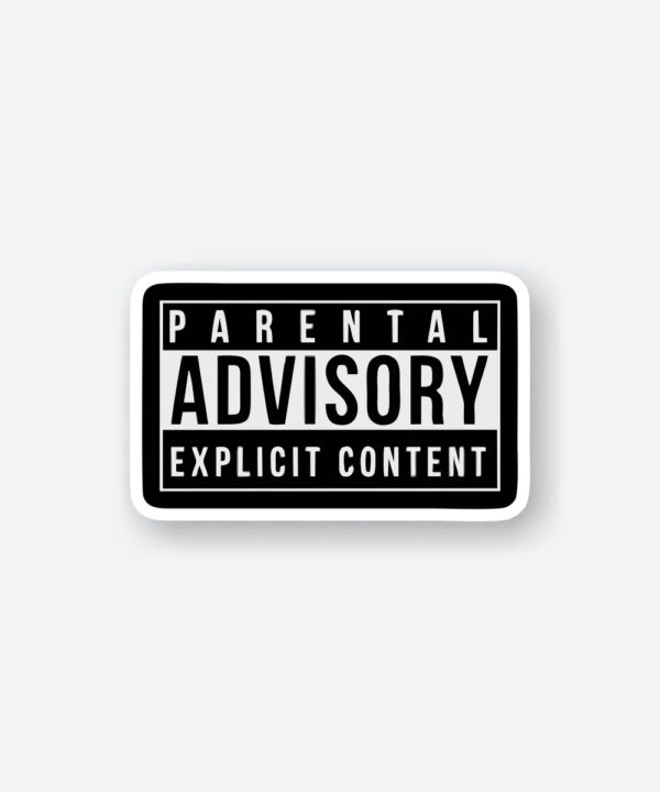 Parental Advisory Sticker