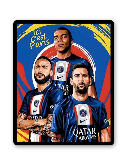 Paris Football Sticker