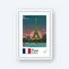 Paris France Sticker