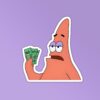 Patrick Star Take My Money Sticker