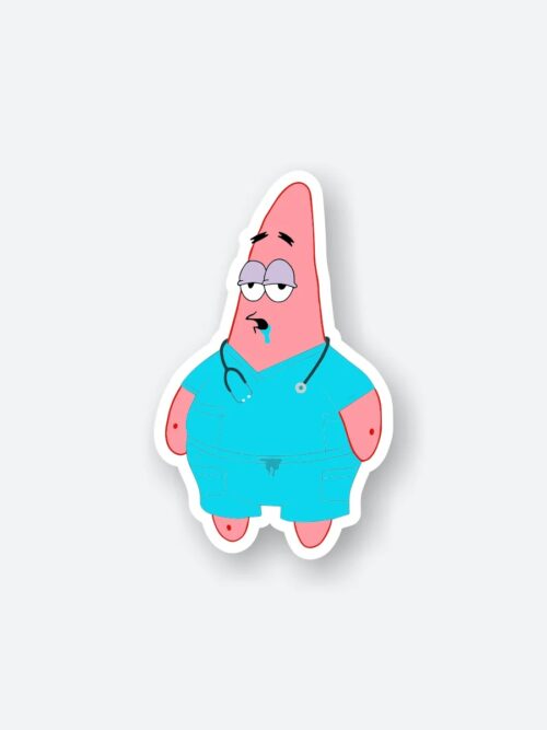 Patrick Is Scrub Sticker