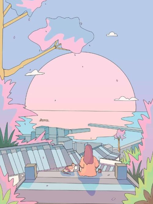 Peaceful Harbor Spring Vibes Poster