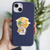 Peaceful Surfer Sticker