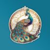 Peacock   Diwali Sticker
