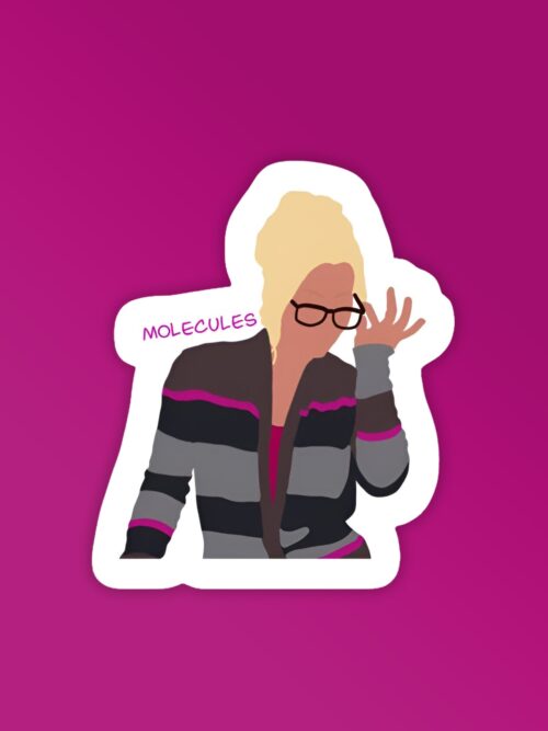 Penny Molecules   BBT Laptop   Mobile Sticker