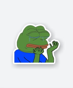 Pepe Crying Sticker Pepe Crying Sticker
