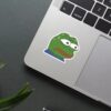 Pepe Worried Sticker