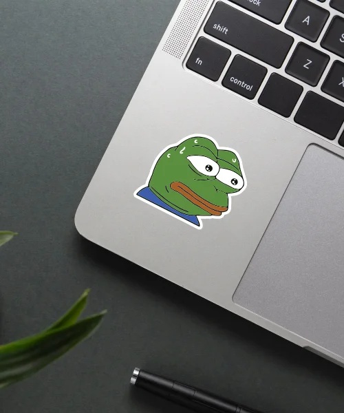 Pepe Worried Sticker Pepe Worried Sticker