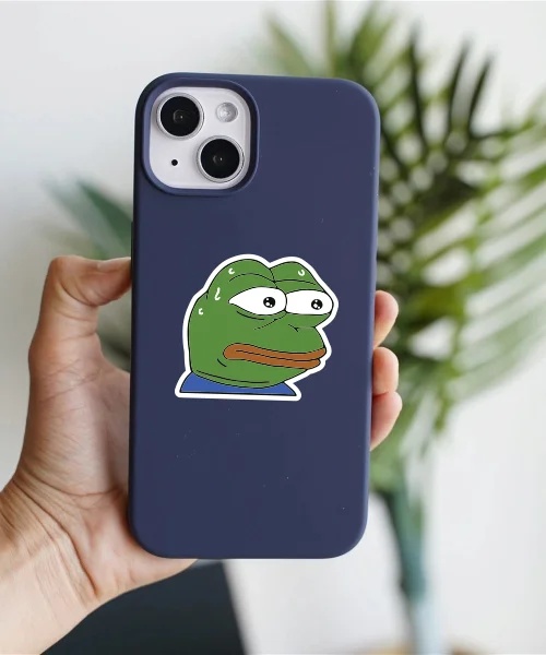 Pepe Worried Sticker Pepe Worried Sticker