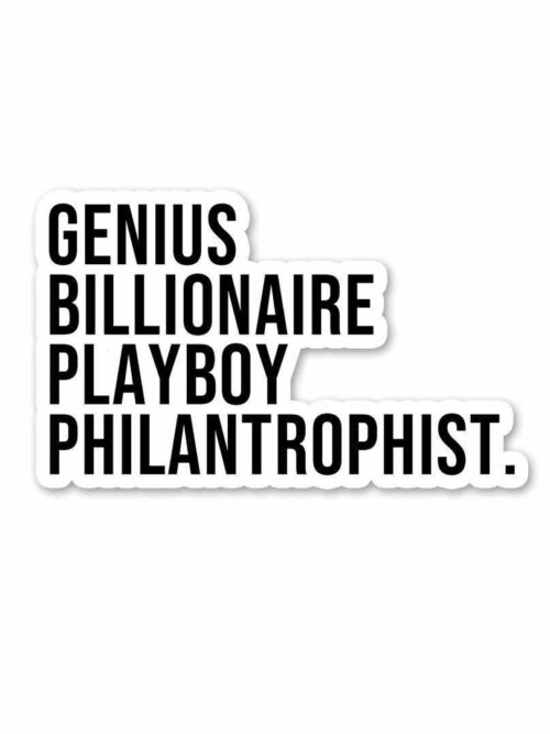 Philanthrophist Sticker