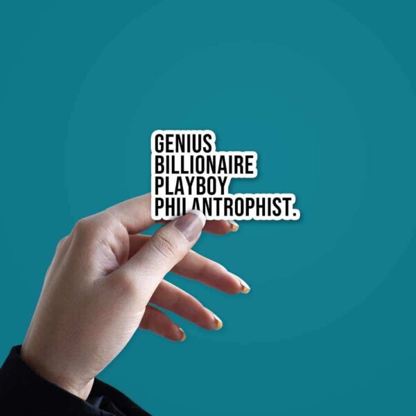 Philanthrophist Sticker