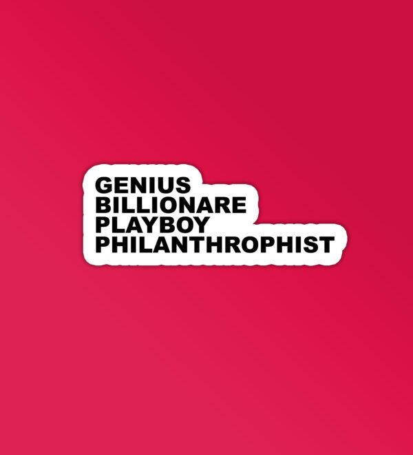 Philantrhophist Sticker Philantrhophist Sticker