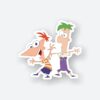 Phineas And Ferb Dancing Sticker