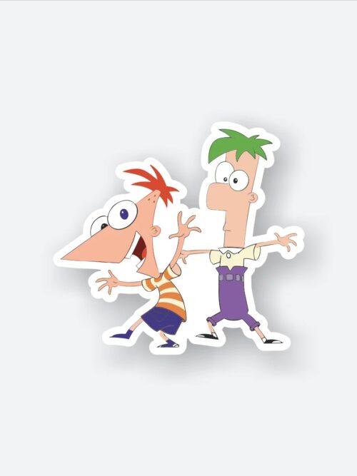 Phineas And Ferb Dancing Sticker