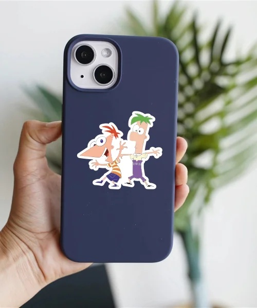 Phineas And Ferb Dancing Sticker