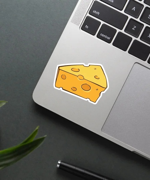Piece Of Cheese Sticker