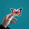 Pink Butterfly Sticker