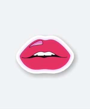 Pink Lip Sticker