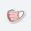 Pink Mask Sticker