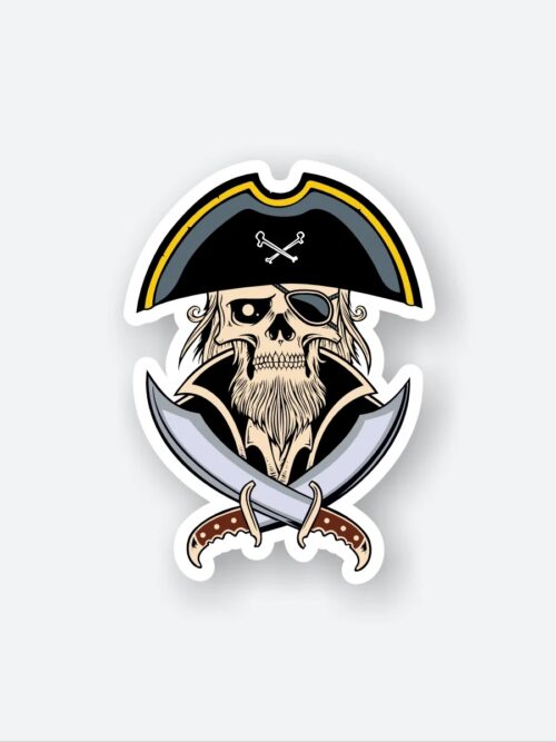 Pirate Captain Sticker