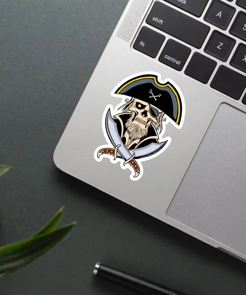 Pirate Captain Sticker Pirate Captain Sticker
