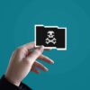 Pirate Hacker Sticker