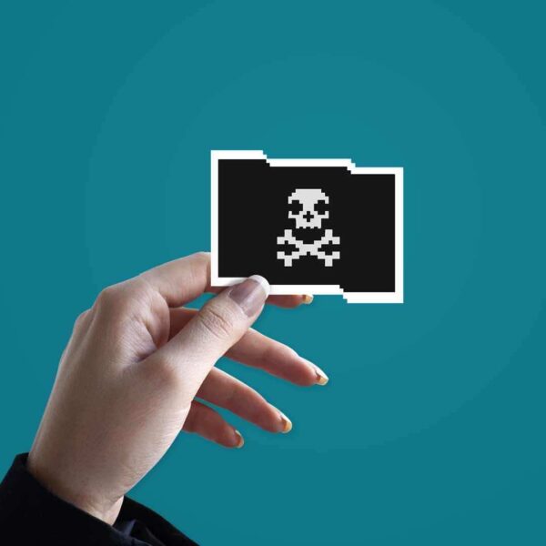 Pirate Hacker Sticker