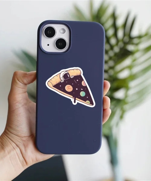 Pizza In Space Sticker