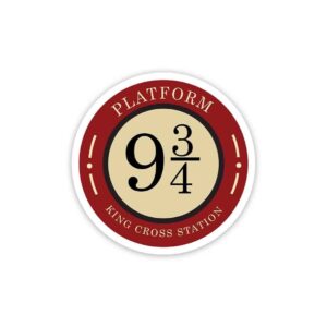 Platform Nine And Three Quarters Sticker