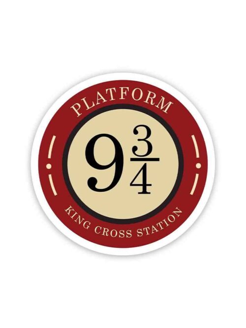 Platform Nine And Three Quarters Sticker